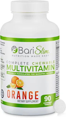 Miniatura 9 de BariSlim Tabletas multivitamínicas bariátricas masticables completas, 45 mg de hierro, vitamina bariátrica y suplemento para cirugía posbariátrica