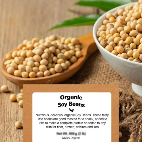Miniatura 5 de Be Still Farms Soja orgánica – Frijoles de soja secos (2.8 libras) también conocidos como nueces de soya – Ideal para edamame, leche de soja, tofu