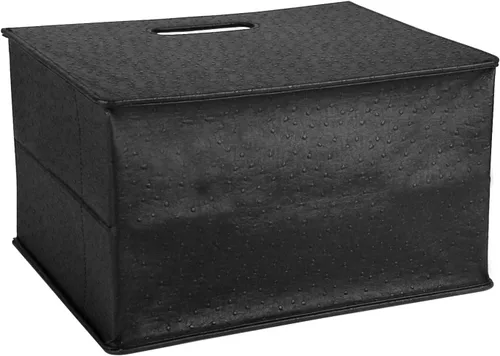 Miniatura 5 de HofferRuffer Soporte para cesta de revista, revistero plegable, organizador de archivos de documentos, carpeta de archivos, organizador