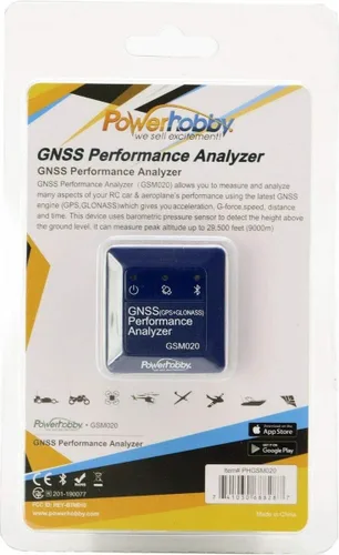 Miniatura 3 de Power Hobby PHGSM020 - Analizador de rendimiento con GPS + GLONASS, medidor de velocidad Bluetooth y registrador de datos