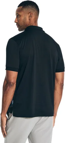 Miniatura 188 de Nautica playera polo clásica de mangas cortas, color sólido, para hombre