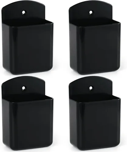 Miniatura 8 de Soporte de pared para control remoto, 2 piezas, soporte para controlador de TV, soporte remoto autoadhesivo, soporte para bolígrafo de pared, Blanco