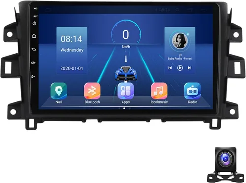 Android 12 coche estéreo radio navegación GPS unidad principal 9 pulgadas pantalla táctil para Nissan Navara NP300 2011 ~ 2016 con 720 p cámara de