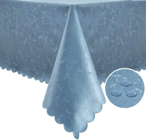 Miniatura 49 de Romanstile Mantel de poliuretano resistente a las manchas y a las arrugas, mantel para comedor/fiesta/camping interior y exterior, lavable, de Flor