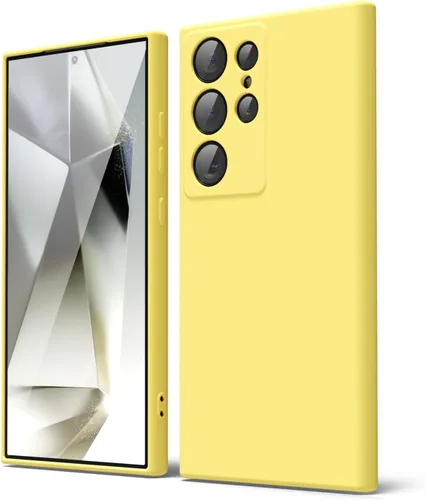 Miniatura 123 de oakxco Funda para teléfono Samsung Galaxy S21 Ultra con agarre de silicona líquida, bonita funda delgada y delgada de goma suave de TPU lisa