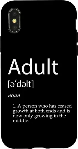 Miniatura 5 de Funny Adult Definition Joke for Parents Dad Mom Adults Case for iPhone XR