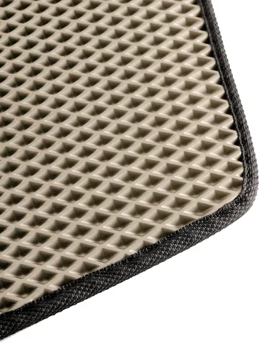 Miniatura 6 de Alfombrilla de maletero de carga personalizada para Mazda CX-3 2015-2023 - Bandeja de forro de maletero fácil de limpiar (beige)