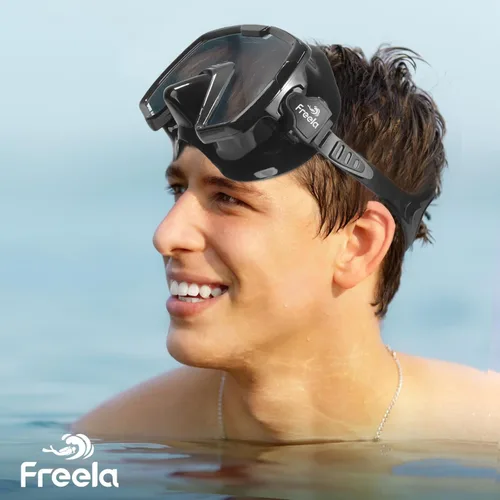 Miniatura 6 de Freela Adult Swim Goggles Mask for Adult with Nose Cover, Tempered Glass Anti Fog Waterproof 180° Clear Wide View Men Women