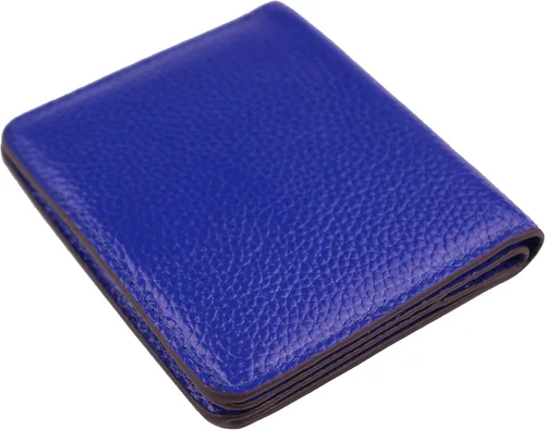 Miniatura 6 de Cartera de cuero genuino para mujer con bloqueo RFID