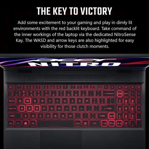 Miniatura 2 de Acer Nitro 5 - Laptop para juegos, pantalla FHD IPS de 15.6 pulgadas de 144 Hz, Intel 12 núcleos i5-12500H de 12ª generación, GeForce RTX 3050, 64