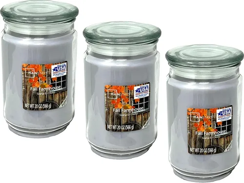 Miniatura 10 de Mainstays - Velas perfumadas de 20 onzas, paquete de 3 unidades (brisa lila)