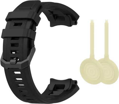 Miniatura 3 de hengkang Compatible con Amazfit T-Rex 2 bandas para mujeres y hombres, correas de reloj de repuesto ajustables de silicona deportiva correas