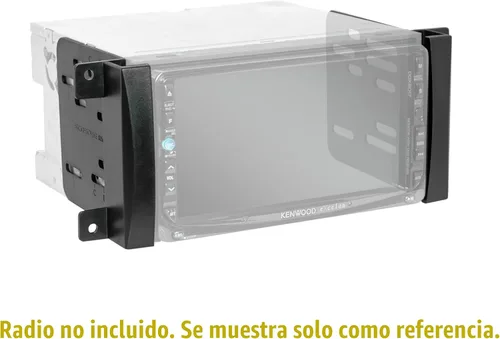 Miniatura 7 de Scosche ICCR6BN Kit de instalación de radio Double DIN para salpicadero Compatible con vehículos selectos Chrysler, Dodge, Jeep y RAM de 2007-2019