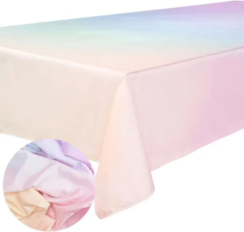 xo, Fetti Mantel lavable degradado pastel – 9 pies | Decoraciones de fiesta de cumpleaños, suministros de despedida de soltera, baby shower, pastel
