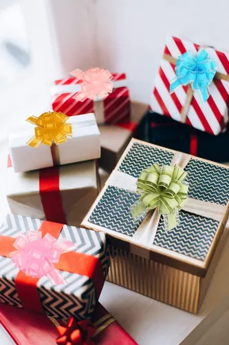 Miniatura 3 de Estivaux 20 lazos de cumpleaños para envolver regalos, coloridos lazos de regalo para boda, surtido de lazos de regalo, decoración de regalos