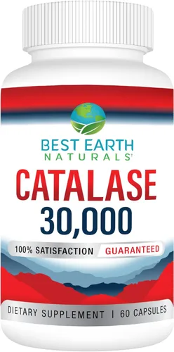 Miniatura 12 de Best Earth Naturals Catalase Formula Starter Set con 60 Cápsulas de Catalase 10,000 Champú 8 onzas y acondicionador 8 onzas