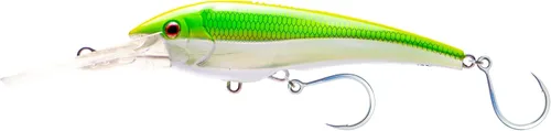 Miniatura 10 de Nomad Design DTX Minnow con sistema Autotune patentado - Acción de natación de pez cebo agonizante, BKK Diablo Caballa Rosa Caliente