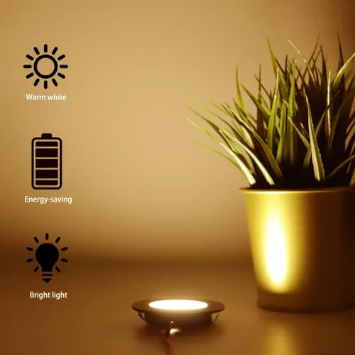 Miniatura 3 de Iluminación para debajo del gabinete para cámper, furgoneta, camión, 12 V, luz LED empotrada, luz blanca cálida, 3 W, 12 voltios, lámparas de techo