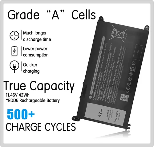Miniatura 2 de YRDD6 VM732 1VX1H Batería para Dell Inspiron 14 5480 5482 5485 5493 15 3501 3583 3584 3493 3593 5585 5590 5593 5481/5481/5488 2/549 1 5591 7586 3310