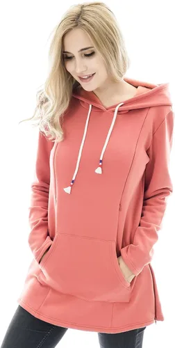 Miniatura 77 de Bearsland - Sudadera de lactancia y maternidad para mujer, con bolsillos y capucha