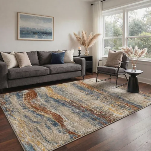 Miniatura 14 de BEIMO Alfombra de pasillo para cocina, alfombra lavable a máquina de 2 x 5 para entrada, alfombras modernas y abstractas suaves, cubierta de piso