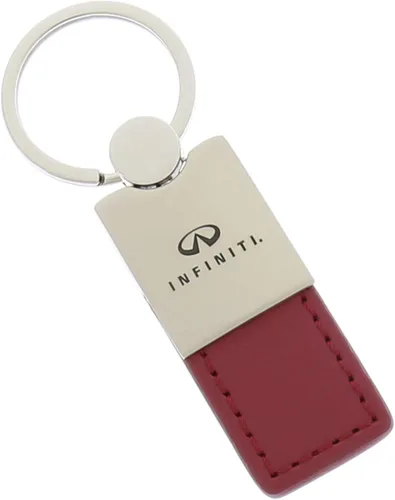 Miniatura 5 de Au-TOMOTIVE GOLD Llavero de cuero rectangular Duo para Infiniti
