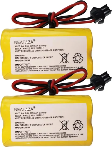 Miniatura 5 de Señal de salida NiCd de 3.6 V, 900 mAh, luz de emergencia, repuesto de batería compatible con Lithonia ELB B001 ELBB001 ELB-B001 Lithonia EU2 LED