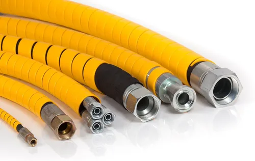 Miniatura 2 de Caplugs Serie SPSS – Safeplast Safeplast Safe-Spirals, manguera de envoltura en espiral y protector de cable, HD-PE amarillo, 1/2 pulgada