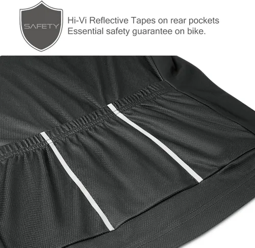 Miniatura 5 de CEROTIPOLARSnugFitCyclingBikeJerseysFleeced,FallWinterLongSleeveBicycleJackets