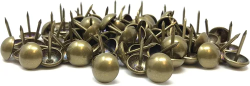 Miniatura 16 de DMSE – Tamaño mayorista 7/16" diámetro (0.433 in) hardware tapicería muebles decorativos Pulgar tachuelas clavos clavos 1000