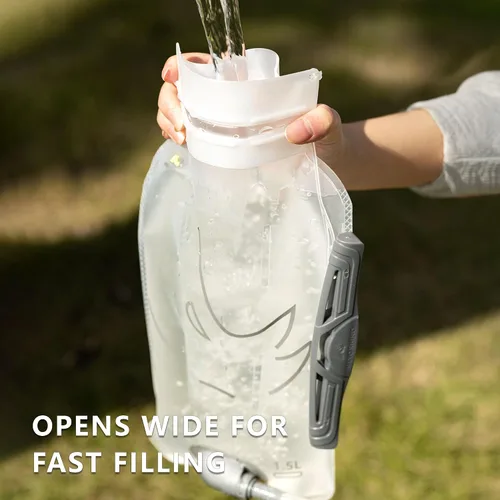 Miniatura 7 de N NEVO RHINO Bolsa de hidratación 2L-3L, depósito de agua para mochila de senderismo, bolsa de almacenamiento de agua a prueba de fugas, bolsa