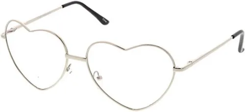 Miniatura 2 de Gafas de filtro de luz azul con marco de corazón de metal de cultura de moda