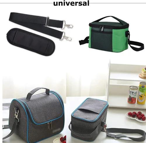 Miniatura 6 de JAKAGO Correa de hombro de repuesto de 61 pulgadas, correa acolchada larga para bolsa de lona, cinturón de hombro ajustable universal
