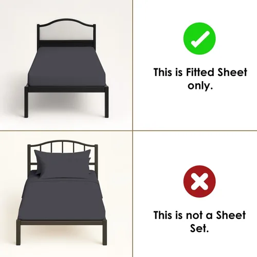 Miniatura 3 de SGI Bedding Litera para autocaravana, sábana bajera de 24 x 72 pulgadas, sábanas estrechas de algodón, bolsillo profundo de 14 pulgadas, suaves