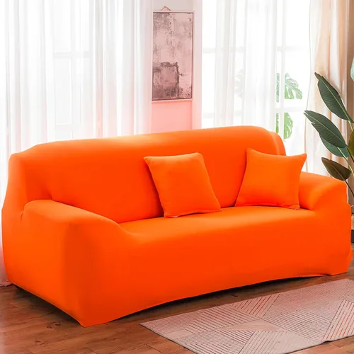 Miniatura 15 de Morbuy Funda súper elástica para sofá, 4 piezas de elastano, funda de sofá modular de color sólido con parte inferior elástica, protector de muebles