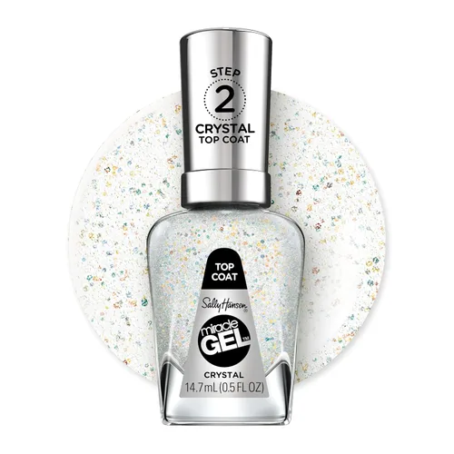 Miniatura 14 de Sally Hansen Miracle Gel™, capa superior mate 102, de larga duración, fórmula tipo gel, sin necesidad de lámpara UV, esmalte de uñas transparente