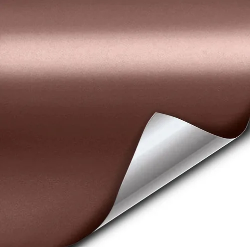 Miniatura 3 de VViViD+ - Rollo de vinilo cromado satinado en oro rosa, conformable (1 pie x 5 pies)
