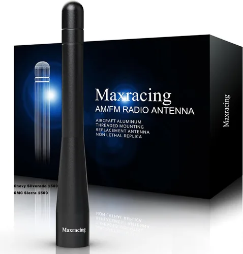 Miniatura 53 de MAXRACING - Antena corta para camión compatible con Z3 y Z4 1996-2016, segura para autolavado, antena de repuesto de aluminio