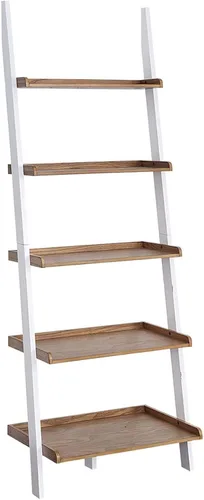 Miniatura 12 de Escalera para librero. De Convenience Concepts American Heritage, Madera Sólida, Negro