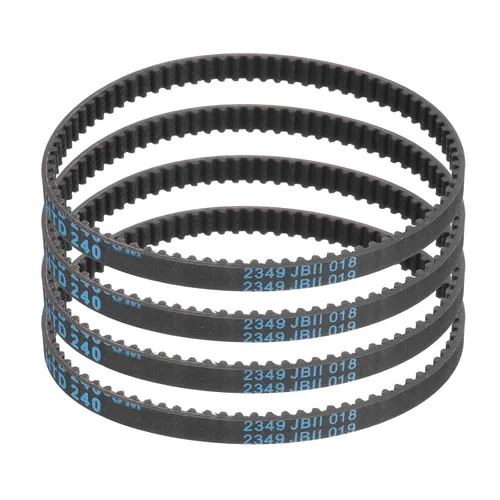 Miniatura 104 de uxcell 4pcs HTD-3M correa dentada de goma 60 dientes, 7.087 in de longitud de paso x 0.236 in de ancho x 0.094 in de altura, correa de distribución
