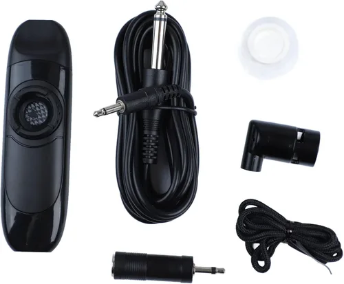 Kazoo eléctrico, Kazoo eléctrico 4.3 con pastilla, instrumento musical de tono ajustable, Kazoo profesional con diafragmas de flauta, adaptador 3.5