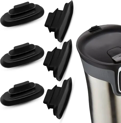 6 piezas de tapones de goma compatibles con la taza de viaje Contigo West Loop Autoseal, sello de tapón de repuesto para la taza de café Contigo