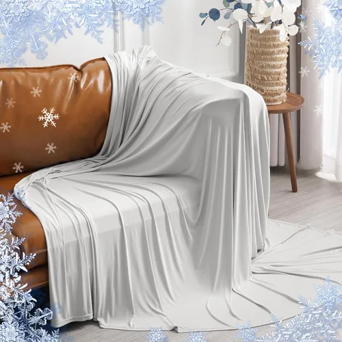 Miniatura 10 de PHF Manta Reversible de Doble Enfriamiento Tamaño Throw, Suave Arc-Chill Q-Max>0.5 Delgada de Verano de Una Sola Capa para Personas que Duermen