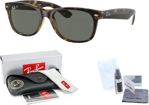 Miniatura 2 de Ray-Ban RB2132 - Lentes de sol WAYFARER para hombre y mujer + paquete con kit de cuidado de gafas de diseñador iWear