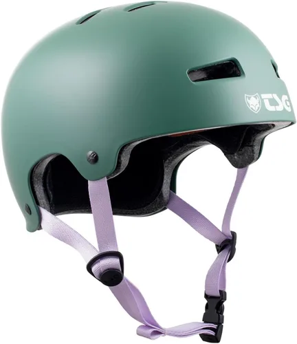 Miniatura 20 de TSG Evolution - Casco de bicicleta y patinaje para ciclismo, BMX, patinaje, patinaje, patinaje en línea, longboarding, triple certificación, Negro