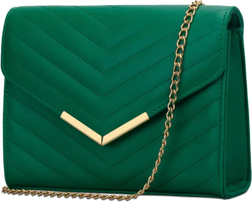 Miniatura 14 de KKXIU - Carteras de mano formales para mujer de cuero vegano, tipo sobre, para noche, clutch, para fiesta, boda, cóctel, nupcial