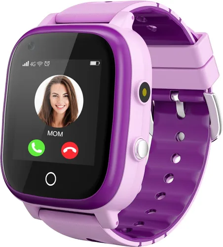 Miniatura 11 de OKYUK Reloj inteligente con GPS 4G para niñas y niños, IP67, impermeable, deportivo, reloj inteligente para niños, con cámara, WiFi, videollamada
