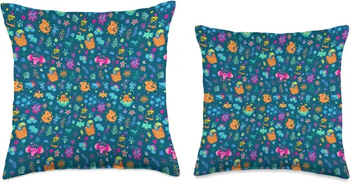 Miniatura 3 de Disney Encanto Madrigal Family - Almohada con estampado mágico, 16.0 x 16.0 in, multicolor