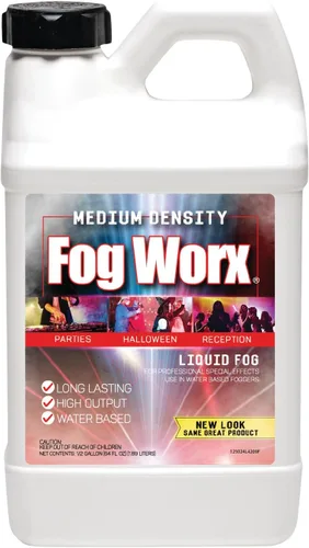 Miniatura 11 de FogWorx Fog Juice - 1 galón de líquido de niebla orgánico (128 onzas) - Densidad media, alto rendimiento, larga duración líquido para máquina