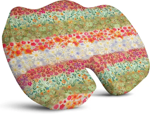 Miniatura 11 de Cojín de asiento bohemio para aliviar el dolor de coxis, oficina, computadora, espuma viscoelástica, cojín para silla de alivio de presión, cojín